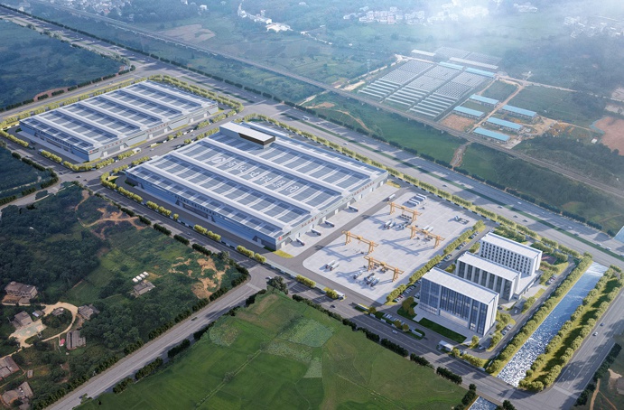 綠色建材科技產(chǎn)業(yè)園項目首批裝配式構(gòu)件成功吊裝 綠色建材科技產(chǎn)業(yè)園項目首批裝配式構(gòu)件成功吊裝