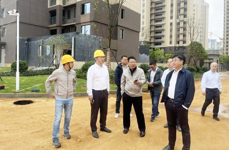 劉順保到杭州路項目、秦坊安置房項目調(diào)研