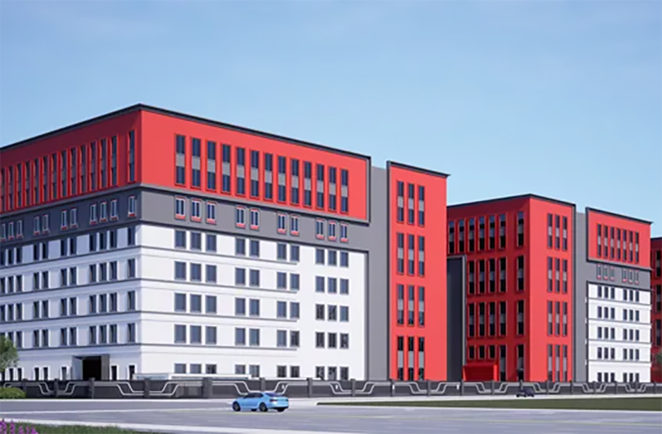 南昌市政建設(shè)集團(tuán)有限公司上饒標(biāo)準(zhǔn)廠房項目打造消防工程安裝樣板