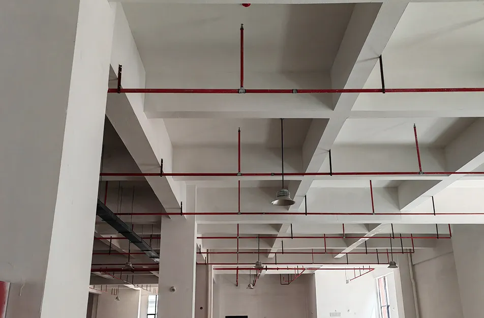 南昌市政建設(shè)集團(tuán)有限公司上饒標(biāo)準(zhǔn)廠房項目打造消防工程安裝樣板