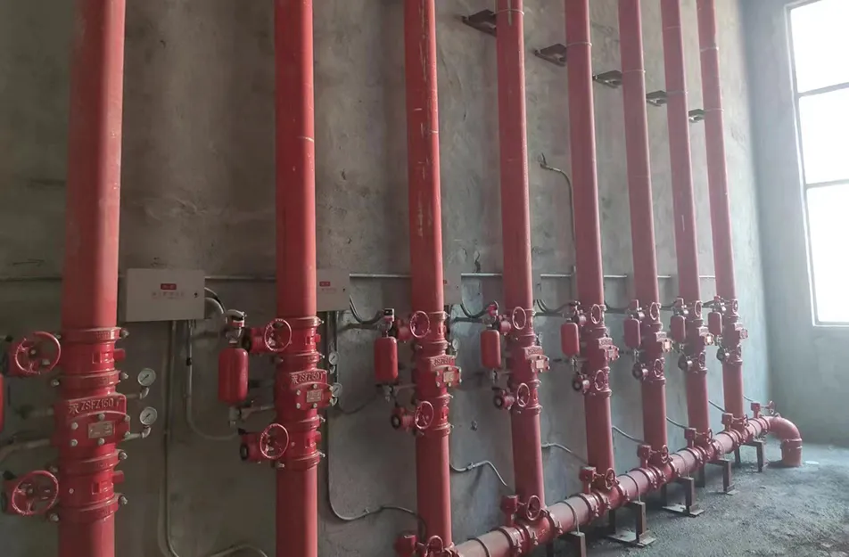 南昌市政建設(shè)集團(tuán)有限公司上饒標(biāo)準(zhǔn)廠房項目打造消防工程安裝樣板